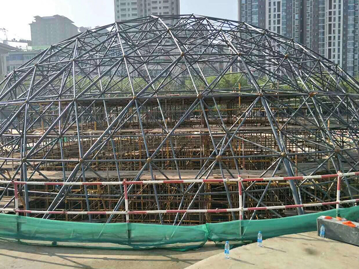 朔州球形网架钢结构施工